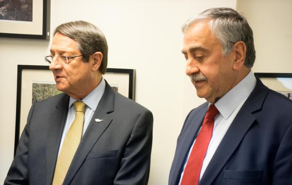 president-and-close-associates-consult-documents-ahead-of-friday's-informal-meeting-with-akinci